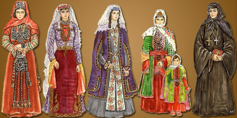 Armenian Traditional Dress - Taraz - Armenian Geographic